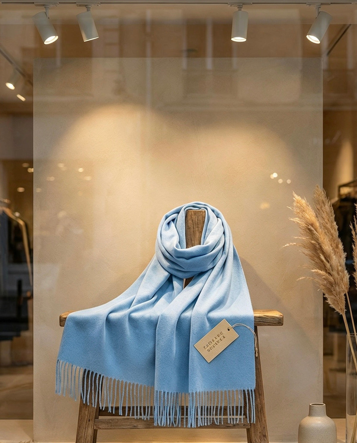 Stunning Soft Fashion Sky Blue scarf