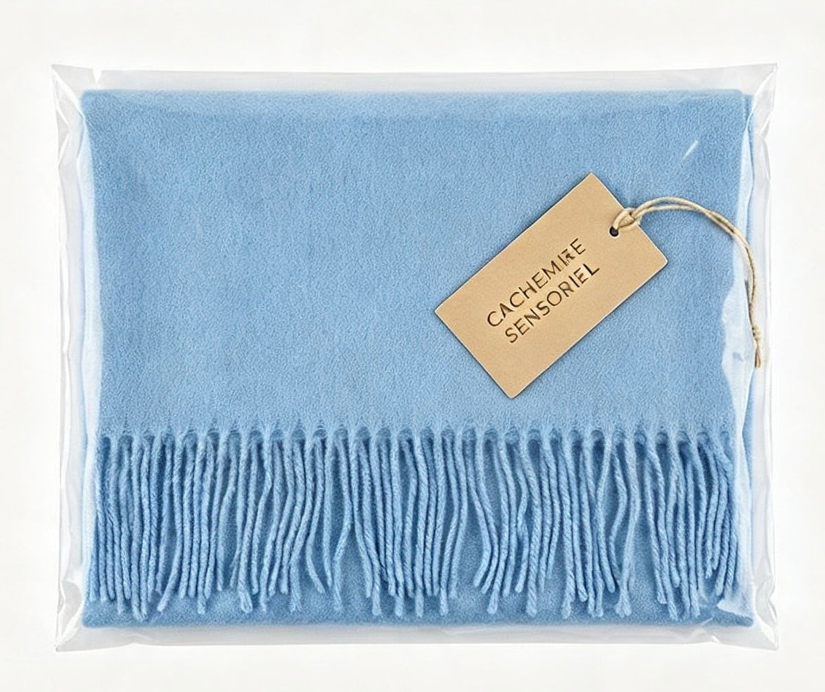 Stunning Soft Fashion Sky  Blue scarf